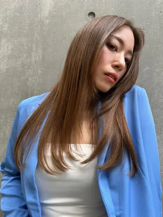ロング GIEN 西宮ガーデンズプラス所属・中尾 碧斗のヘアスタイル