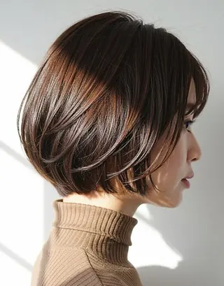 ショート 岩崎 美帆のヘアスタイル