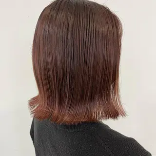 ミディアム カラー SOYON 🤍CHIZU🤍.のヘアスタイル