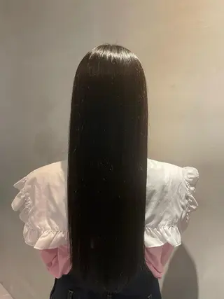 ロング 韓国ヘア/そら レイヤー透明感カラーのヘアスタイル