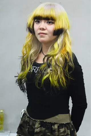 ロング カラー ヘアアレンジ 個性爆弾💣 ダブルカラー/ゆかのヘアスタイル