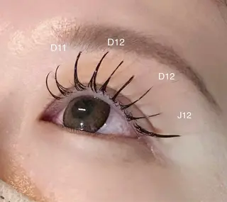 マツエク・マツパ LUNELLA☾ ໋ SANKAのマツエク・マツパデザイン