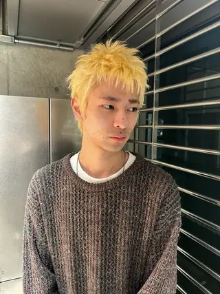 ショート カラー メンズ Gallica 表参道店所属・ニュアンス 🦎Raitoのヘアスタイル
