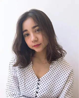 ミディアム youres hair 髪質改善トリートメント&ヘッドスパ　恵比寿本店【ユアーズ　ヘア】所属・✨美髪エステ✨ 佐々木みなみのヘアスタイル