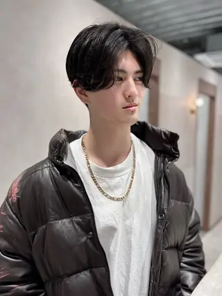 ショート garage.所属・吉田 慎冴/メンズパーマのヘアスタイル