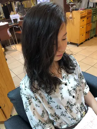 セミロング effect所属・SATO YUKA🌟のヘアスタイル