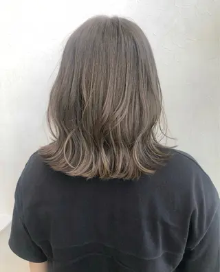 ミディアム カラー nakahara madokaのヘアスタイル