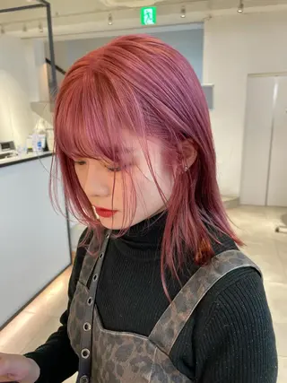 ミディアム カラー 🇰🇷カルマパーマ kaito🇰🇷のヘアスタイル