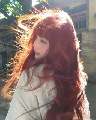 ロング *⋆꒰ঌまろやか暖色 まな🥣🪽のヘアスタイル