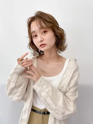 ショート カラー CheRiR【シェリール】所属・cherir髪質改善 パーソナルカラー診断のヘアスタイル