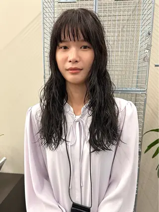 ロング カラー 渡邉 悠斗のヘアスタイル