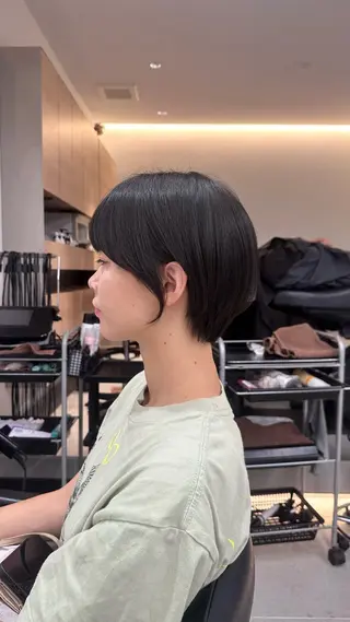 ショート あいこ/ハンサム ショート/日本橋🌷のヘアスタイル