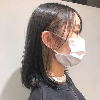 ショート カラー 圧倒的透明感カラー nana🦕のヘアスタイル