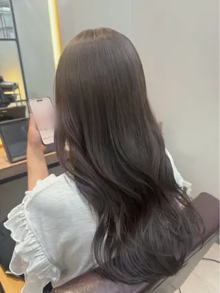 セミロング カラー 🫧透明感カラー🫧 kokoro🐣🎀のヘアスタイル