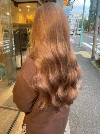 ロング カラー Joule銀座 石山あやのヘアスタイル