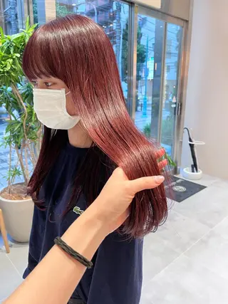 ロング カラー minami🪷 暖色カラーのヘアスタイル