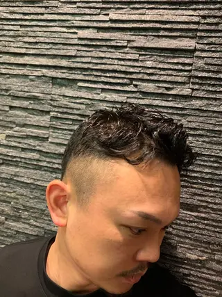 ショート メンズ ヒロ銀座 バーバーショップ神楽坂所属・ひらお あおとのヘアスタイル