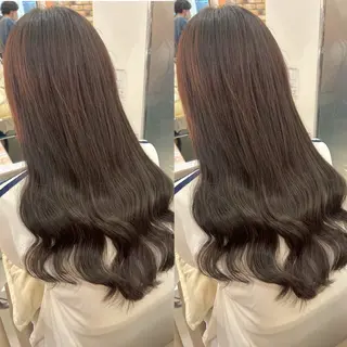 ロング カラー ヘアアレンジ シールエクステ🎀 羽エクステ🌙しぇるのヘアスタイル