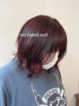 ミディアム カラー Hair muse'e所属・加藤 愛鈴のヘアスタイル