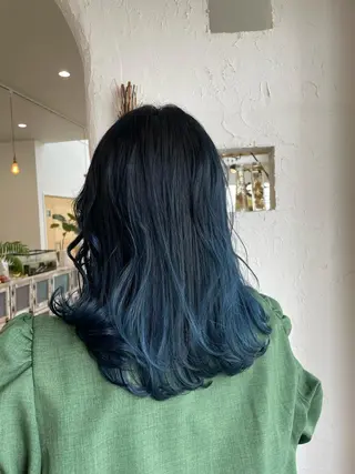 ロング カラー 🌸小掛🌸 豊橋外国人風カラーのヘアスタイル