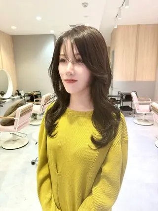 セミロング カラー ✂️似合わせの魔術師 石田一樹✂️のヘアスタイル