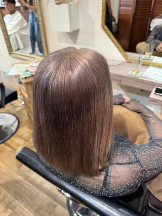 ミディアム フカモト カエデのヘアスタイル