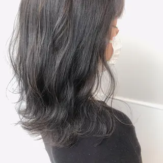 ロング カラー 似合わせ.ﾍｱｾｯﾄ 得意🌹井上美沙のヘアスタイル