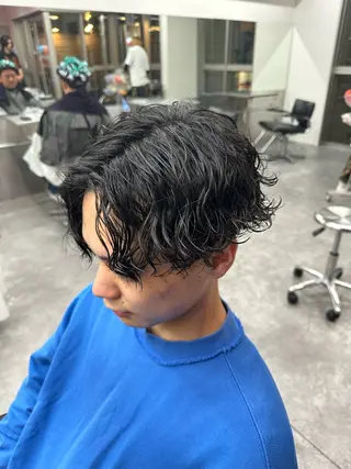 ミディアム 似合わせパーマ🔥 渡邉愛斗のヘアスタイル