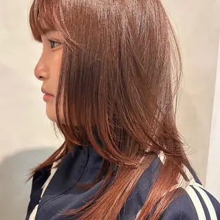 ロング カラー Aust hair Stella新宿所属・Yuki☺︎パーマ レイヤーカットウルフのヘアスタイル