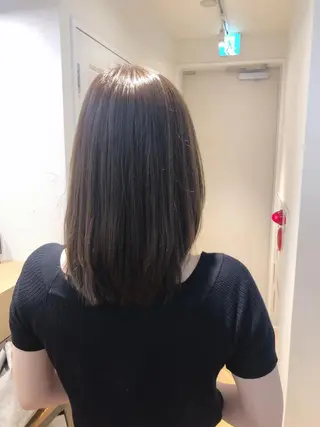 セミロング ✨髪質改善/透明感✨ 西野　陽のヘアスタイル