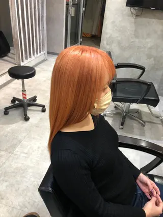 ミディアム カラー 矢島颯哉/ハイトーン ブリーチカラー💎のヘアスタイル