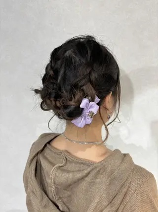 ヘアアレンジ lmu by if所属・程塚 七海のヘアスタイル