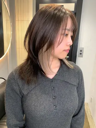 ミディアム GISEL TAKUYAのヘアスタイル