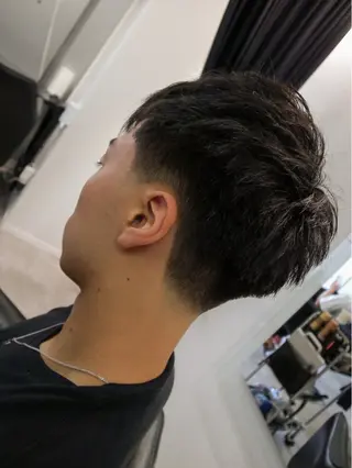 ショート パーマ メンズ INTRO SHIBUYA by Fi-Ne所属・💈メンズフェード 特化DAIYA💈のヘアスタイル