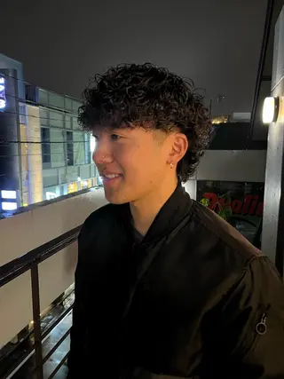 パーマ メンズ fifth神宮前 HIN★T★のヘアスタイル