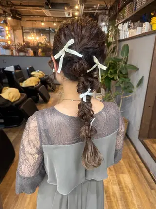 セミロング ヘアアレンジ A.R.K NORIのヘアスタイル