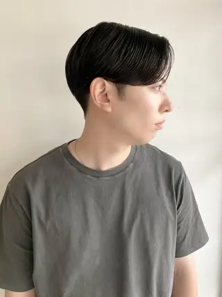 ショート パーマ メンズ 川間 将彦のヘアスタイル