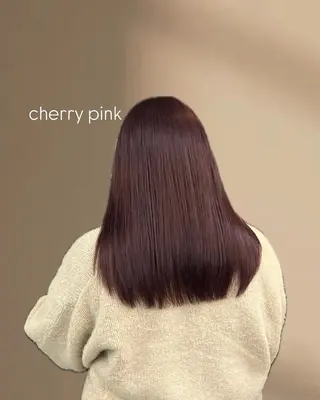 セミロング INORI|艶カラ ー|フェイスレイヤーのヘアスタイル