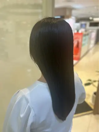ロング パーマ 艶質改善/縮毛矯正 ササキナツミのヘアスタイル