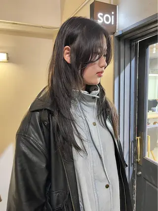 ロング 安部佑哉/ハイトーン /レイヤー/グランジのヘアスタイル