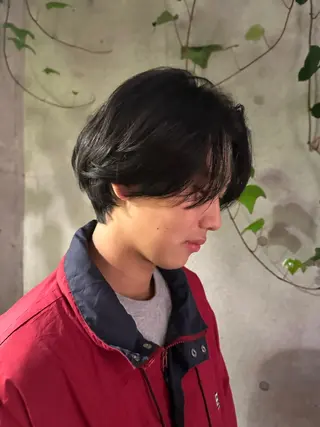 ショート パーマ 似合わせカット /パーマ岡本淳平のヘアスタイル