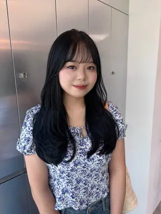 ロング 透明感/韓国/ miyu 🎀のヘアスタイル