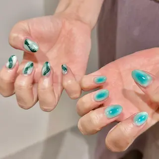 ネイル シモダ カスミ 🦀 @ksm_smdのネイルデザイン