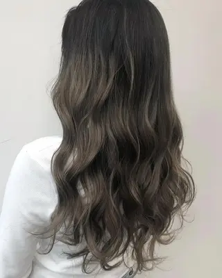 ロング カラー ヘアアレンジ ブリーチ&似合せボブ 田中寛十のヘアスタイル