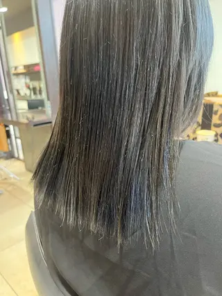 ミディアム hair and beauty QUATRO 赤塚店所属・QUATROカラー 予約‪のヘアスタイル