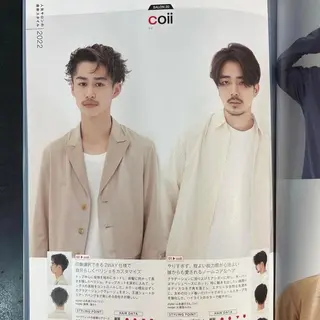 メンズ happy  man 🌸血色カラー🌸のヘアスタイル