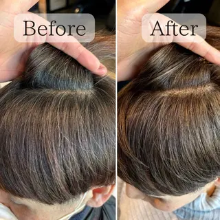 ミディアム カラー 弱酸性ストレート 髪質改善/小野寺のヘアスタイル