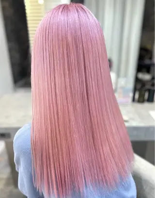 ロング カラー 😈せいと😈 ハイトーン/縮毛矯正のヘアスタイル