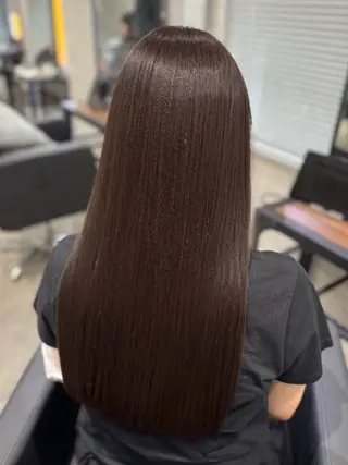 ロング 縮毛矯正・髪質改善 人気No1🩶北島のヘアスタイル