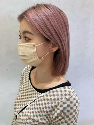 ショート カラー nono/パーマ /顔まわりカット🐈のヘアスタイル